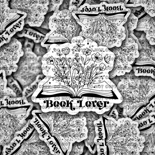 Book lover sticker