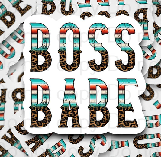 Boss babe sticker