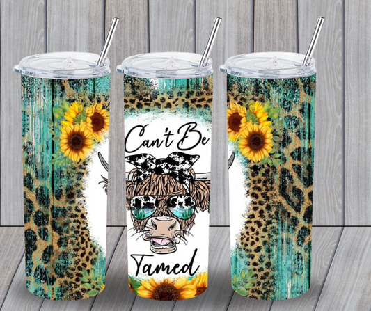 Cant be tamed tumbler