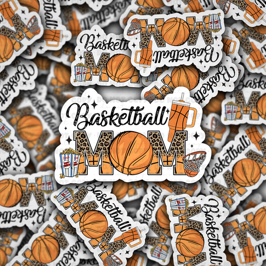 Basketball mom sticker