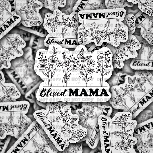 Blessed mama sticker