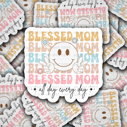 Blessed mom sticker