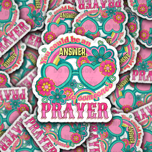 You could be an answer sticker