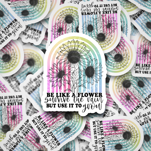 be like a flower sticker